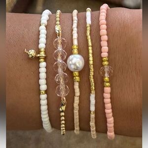 Elegant Beaded Bracelet Set A1235
